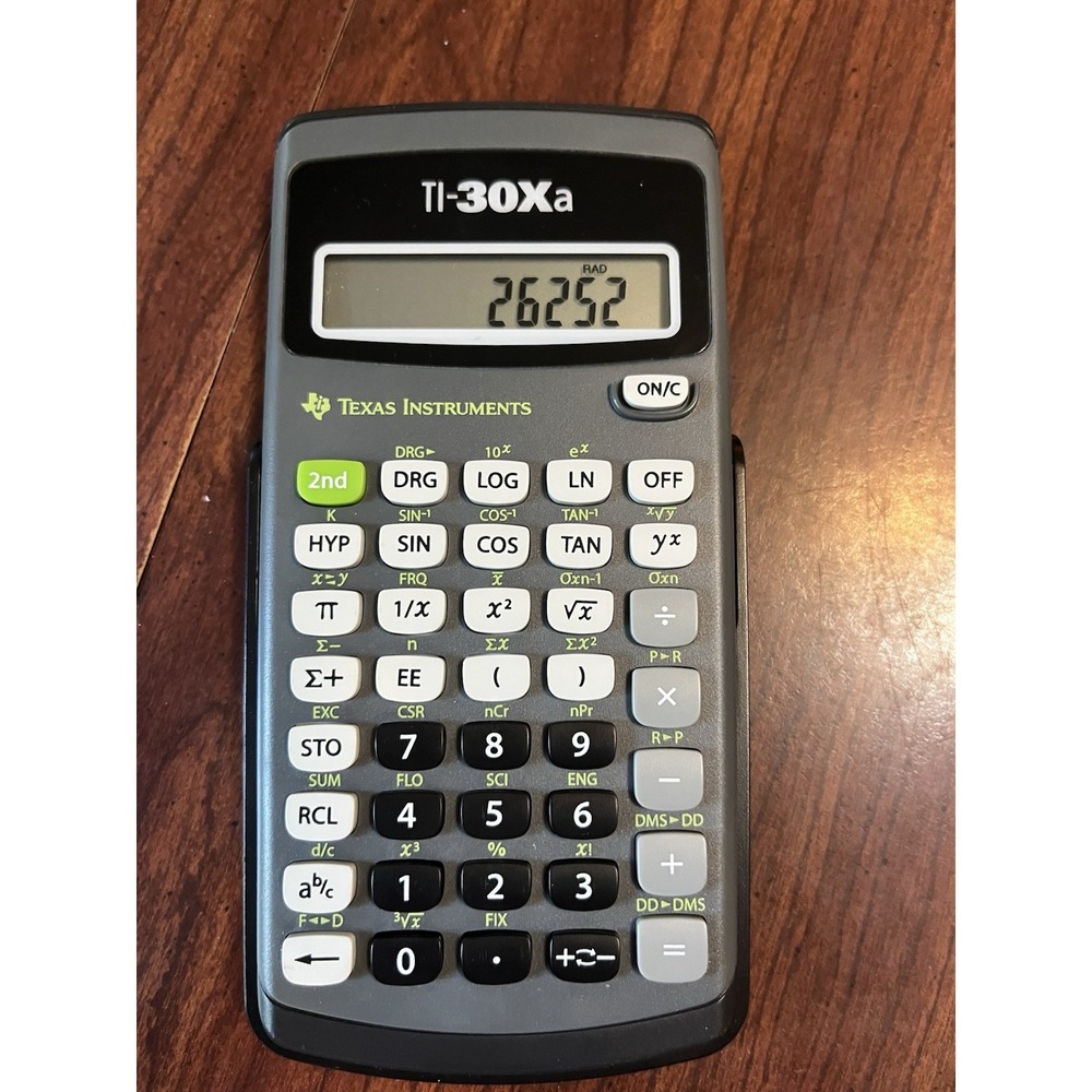 Texas Instruments TI-30Xa Scientific Calculator‎ With Cover Tested/Works